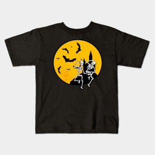 Halloween Skeletons Kids T-Shirt